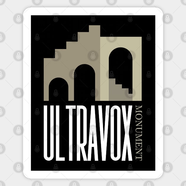 Ultravox Monument Sticker by Timeless Chaos